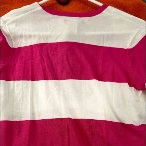 Tommy Bahama U Neck Stripes Cover Up Beach Sweater.Size S - Picture 7 of 11